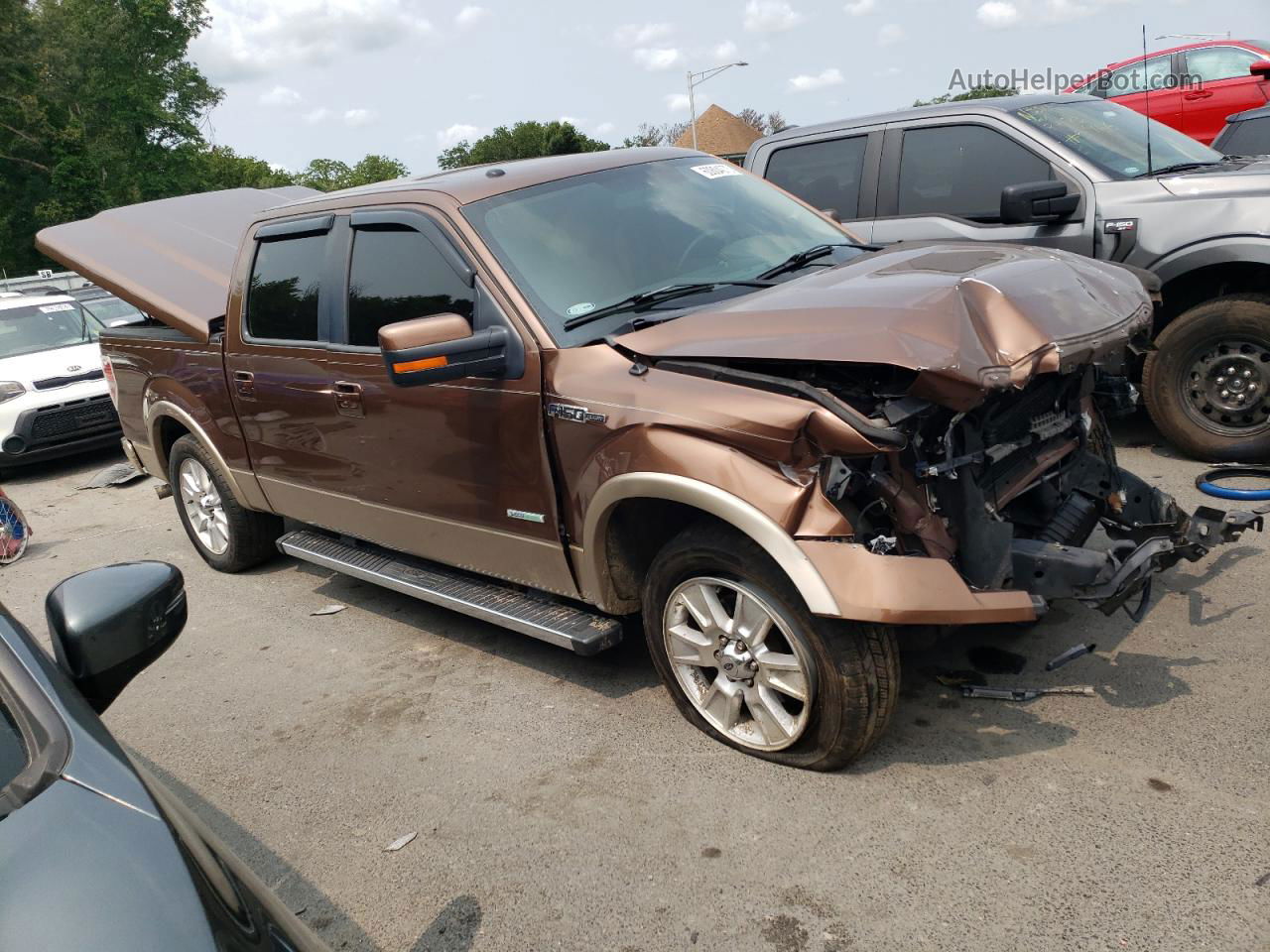 2011 Ford F150 Supercrew Brown vin: 1FTFW1CT9BKE14096