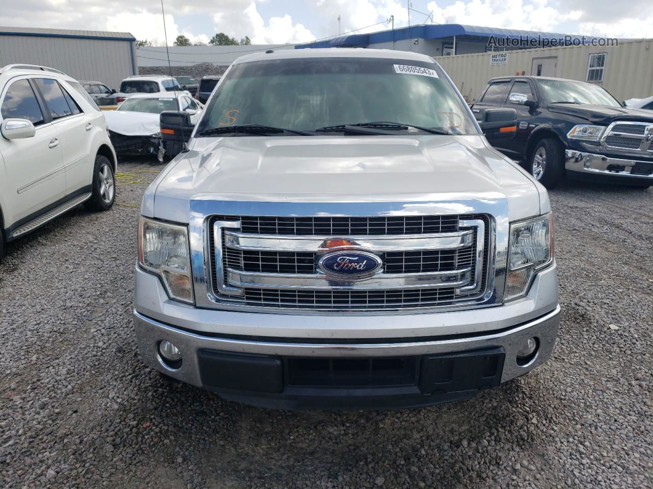 2014 Ford F150 Supercrew Серебряный vin: 1FTFW1CT9EFA58486