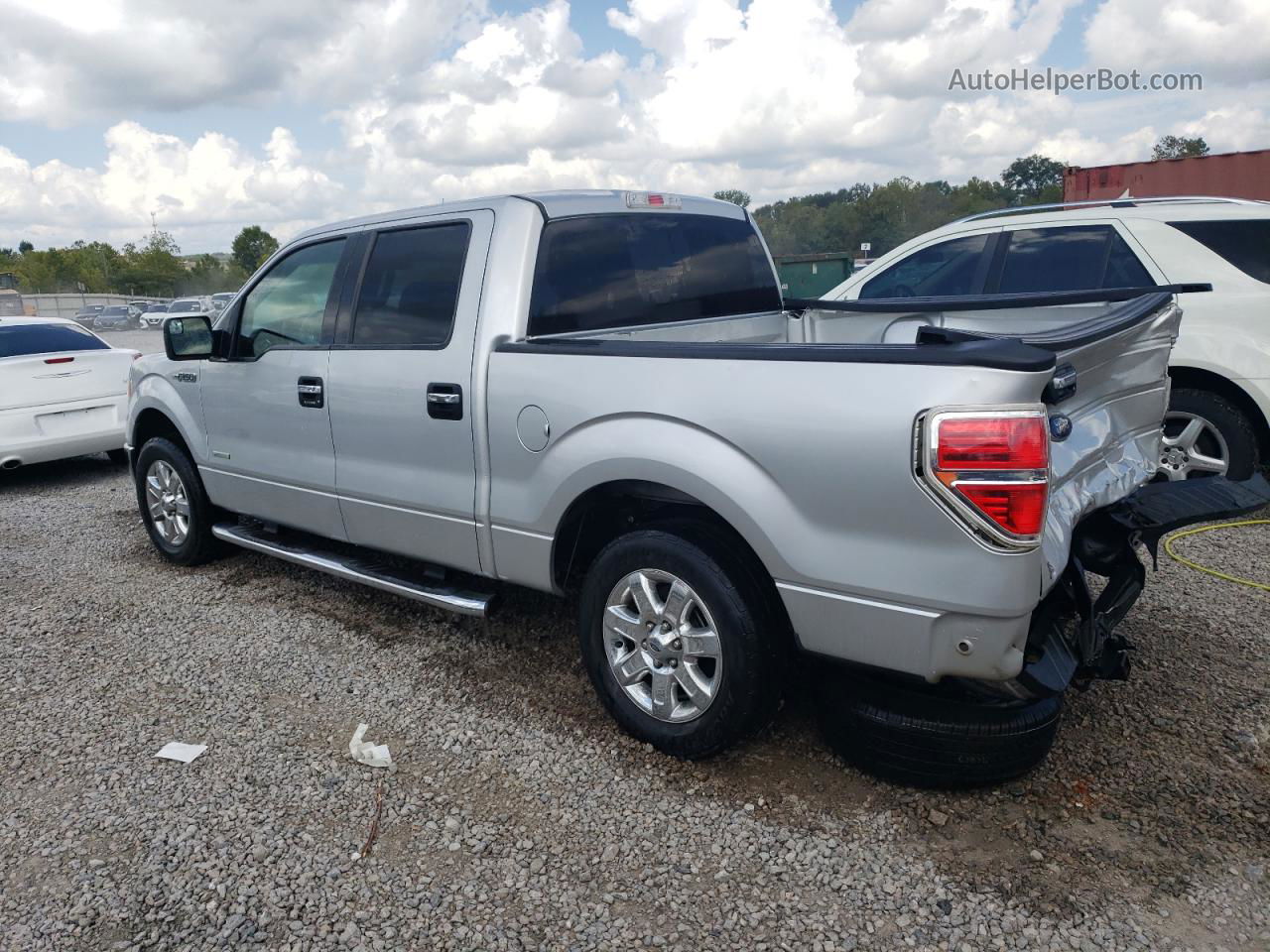 2014 Ford F150 Supercrew Silver vin: 1FTFW1CT9EFA58486