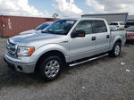 2014 Ford F150 Supercrew Silver vin: 1FTFW1CT9EFA58486