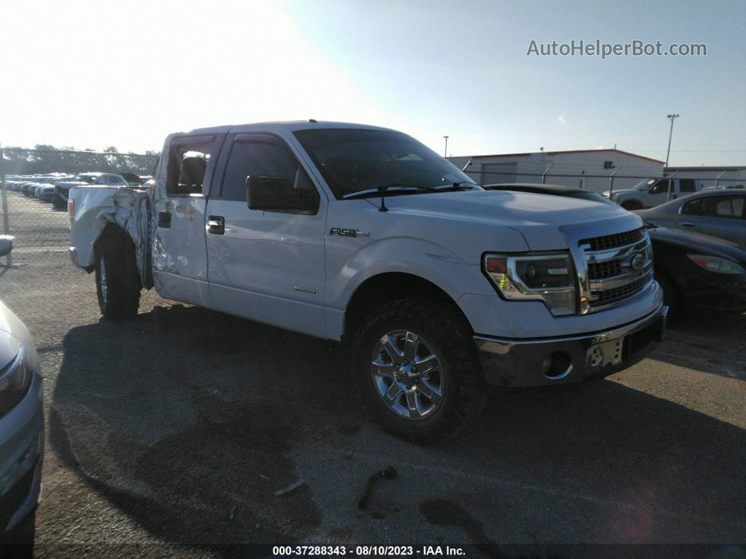 2014 Ford F-150 Xlt White vin: 1FTFW1CT9EKG42412