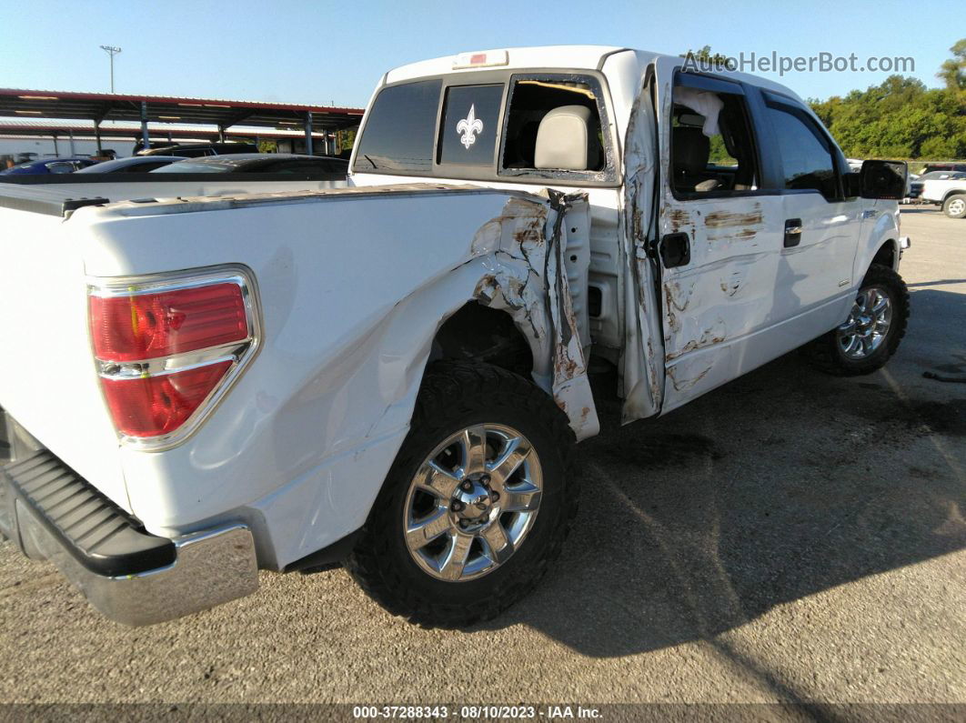 2014 Ford F-150 Xlt White vin: 1FTFW1CT9EKG42412