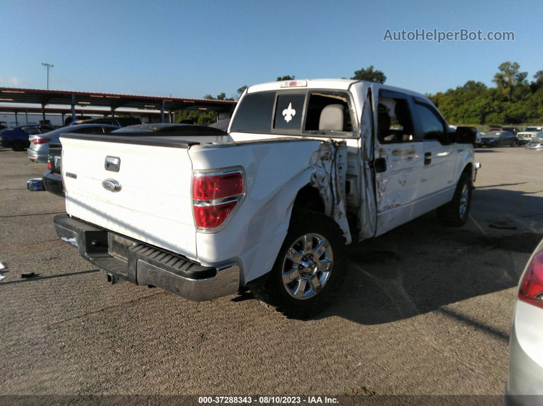 2014 Ford F-150 Xlt White vin: 1FTFW1CT9EKG42412