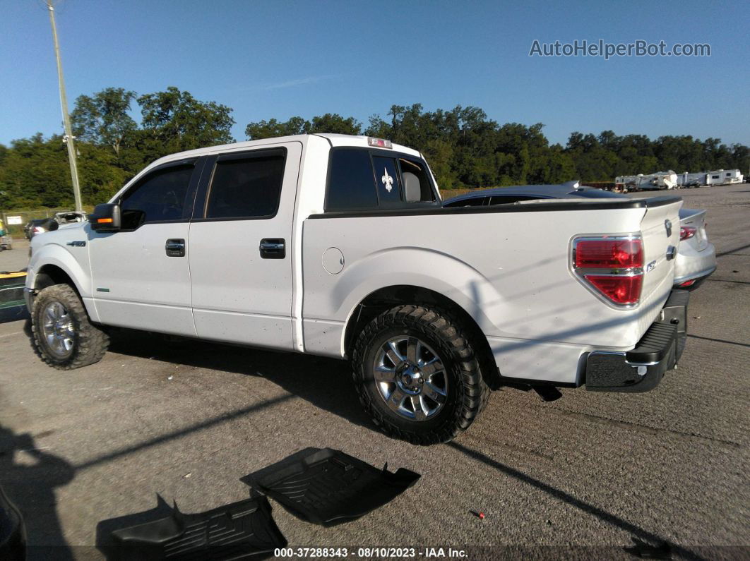 2014 Ford F-150 Xlt White vin: 1FTFW1CT9EKG42412