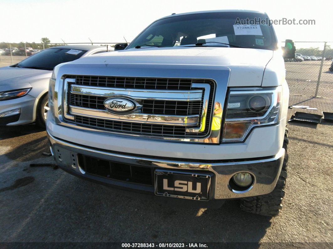 2014 Ford F-150 Xlt White vin: 1FTFW1CT9EKG42412