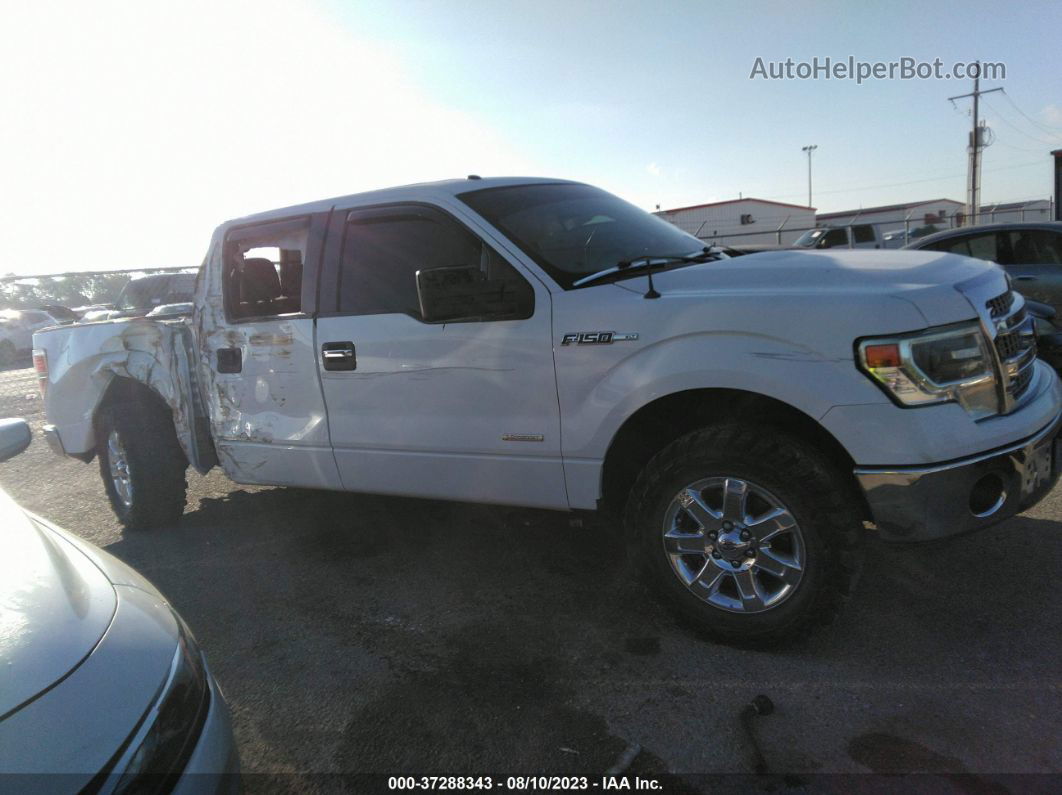 2014 Ford F-150 Xlt White vin: 1FTFW1CT9EKG42412