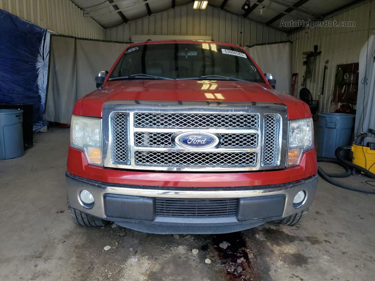 2011 Ford F150 Supercrew Red vin: 1FTFW1CTXBFB28377