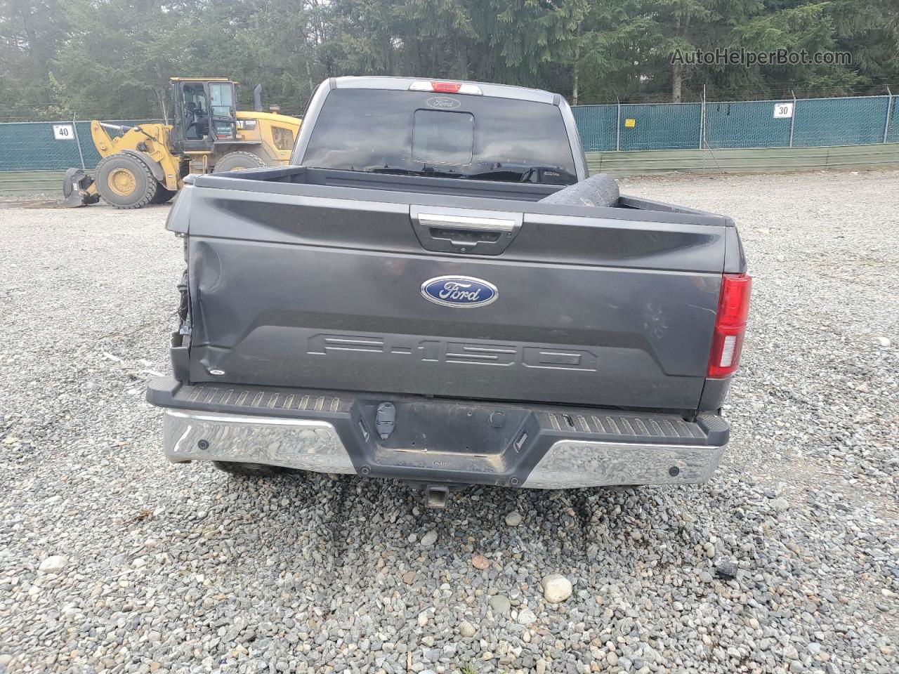 2018 Ford F150 Supercrew Gray vin: 1FTFW1E12JFC35496