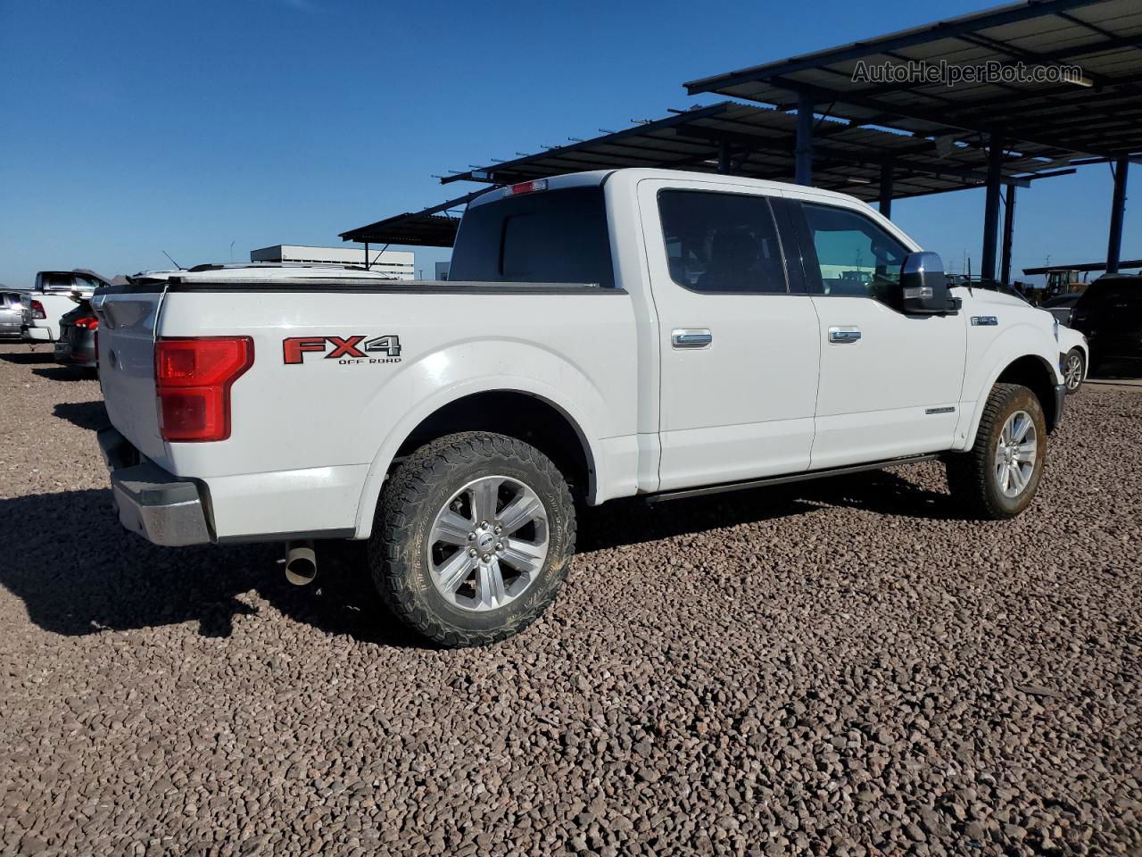 2019 Ford F150 Supercrew White vin: 1FTFW1E13KFC33497