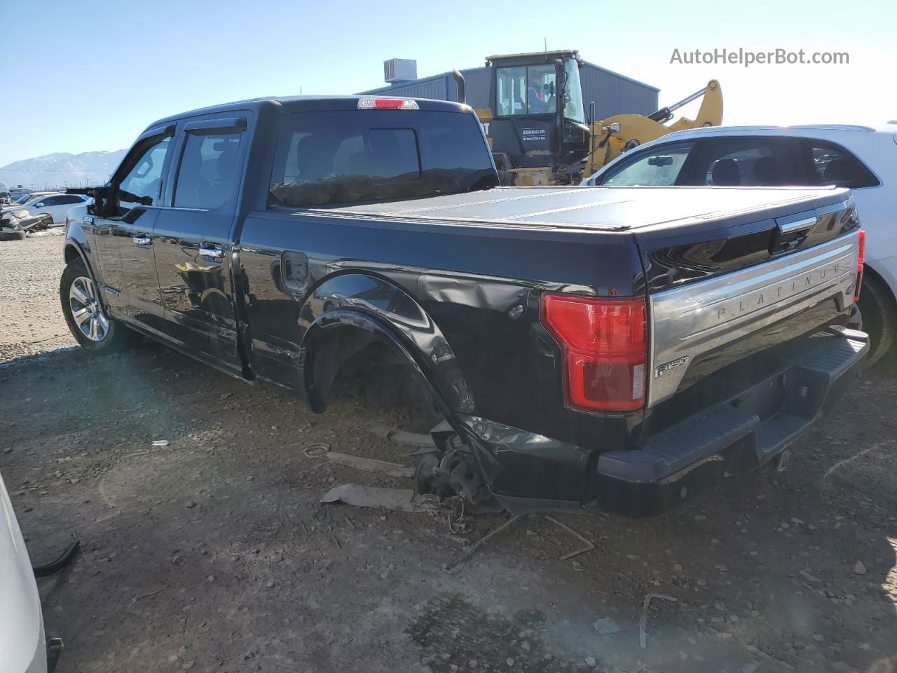 2018 Ford F150 Supercrew Black vin: 1FTFW1E14JFD57180