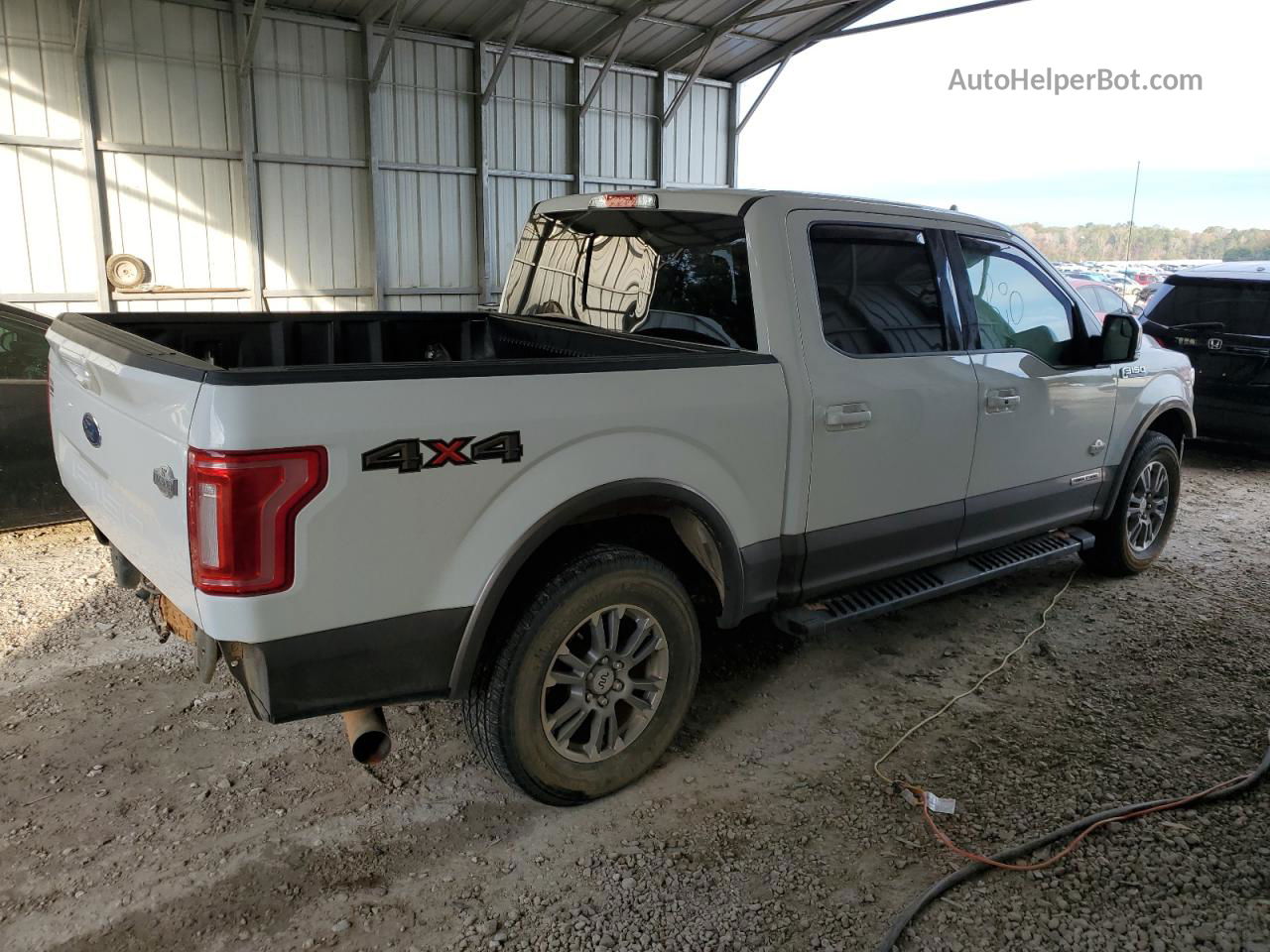 2018 Ford F150 Supercrew White vin: 1FTFW1E14JFE78341