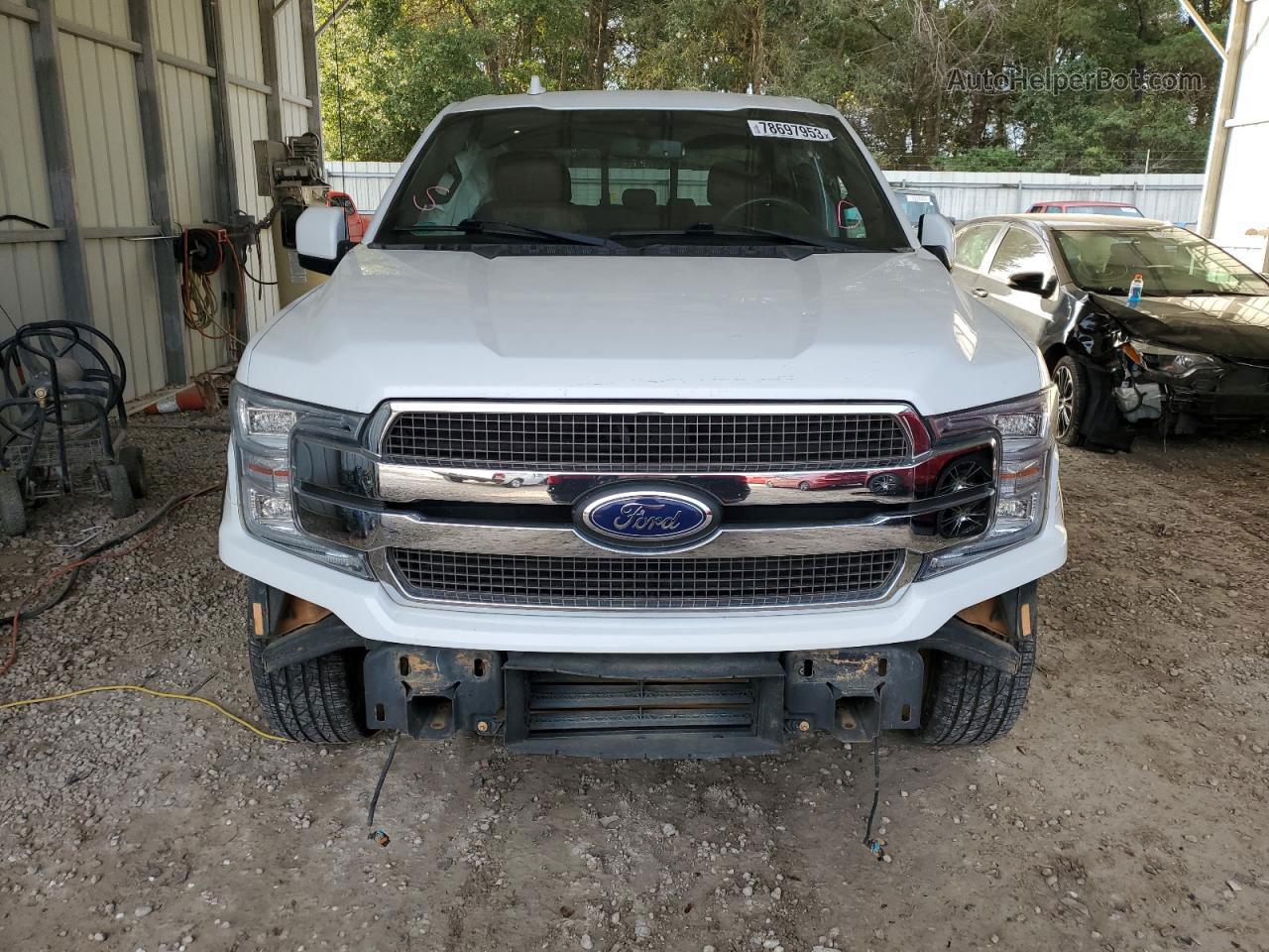 2018 Ford F150 Supercrew White vin: 1FTFW1E14JFE78341