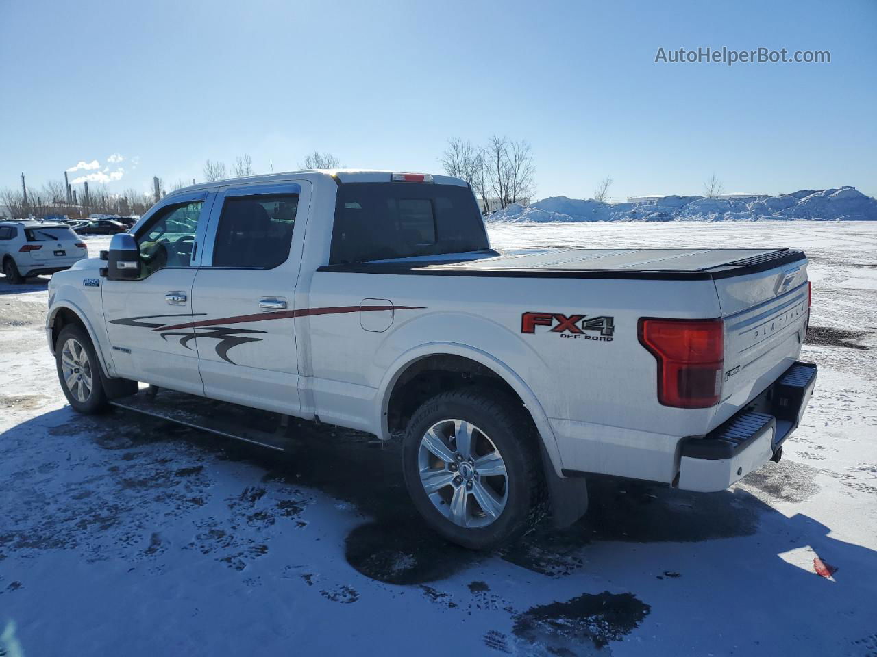 2018 Ford F150 Supercrew White vin: 1FTFW1E15JFE70099