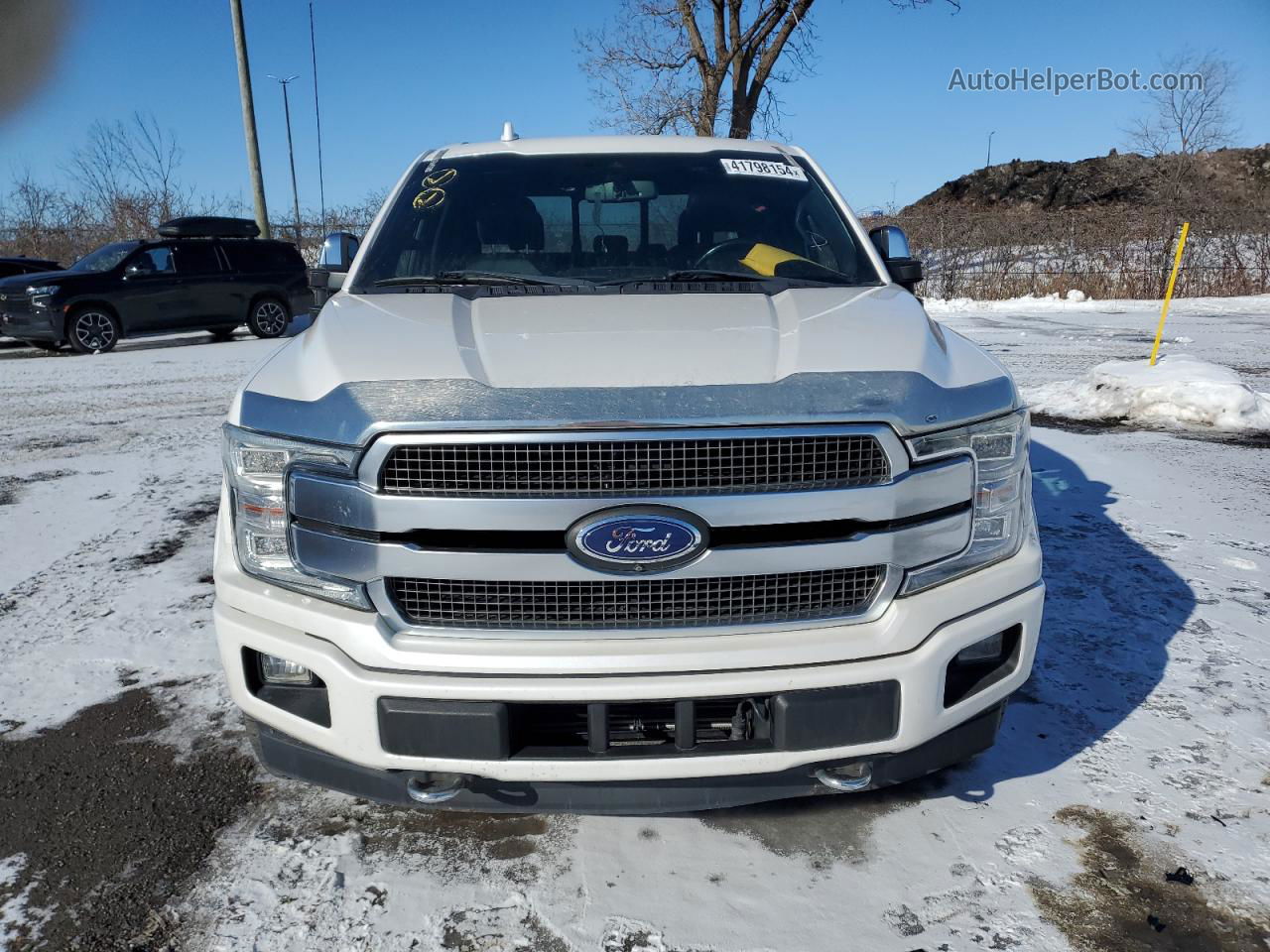 2018 Ford F150 Supercrew White vin: 1FTFW1E15JFE70099