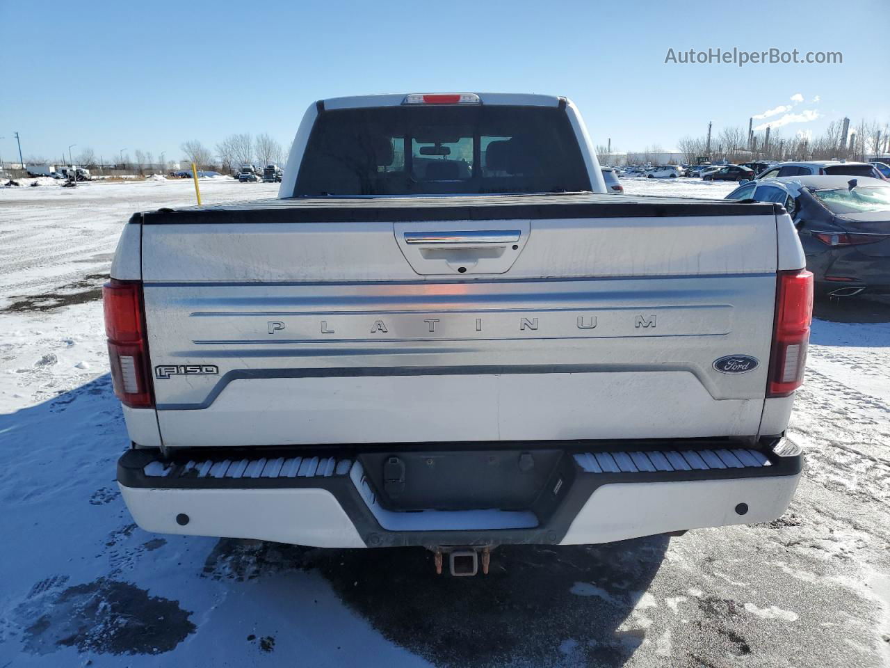 2018 Ford F150 Supercrew White vin: 1FTFW1E15JFE70099