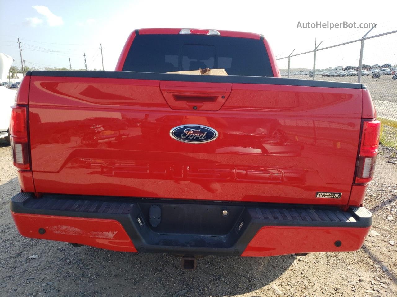 2018 Ford F150 Supercrew Red vin: 1FTFW1E17JFB89163