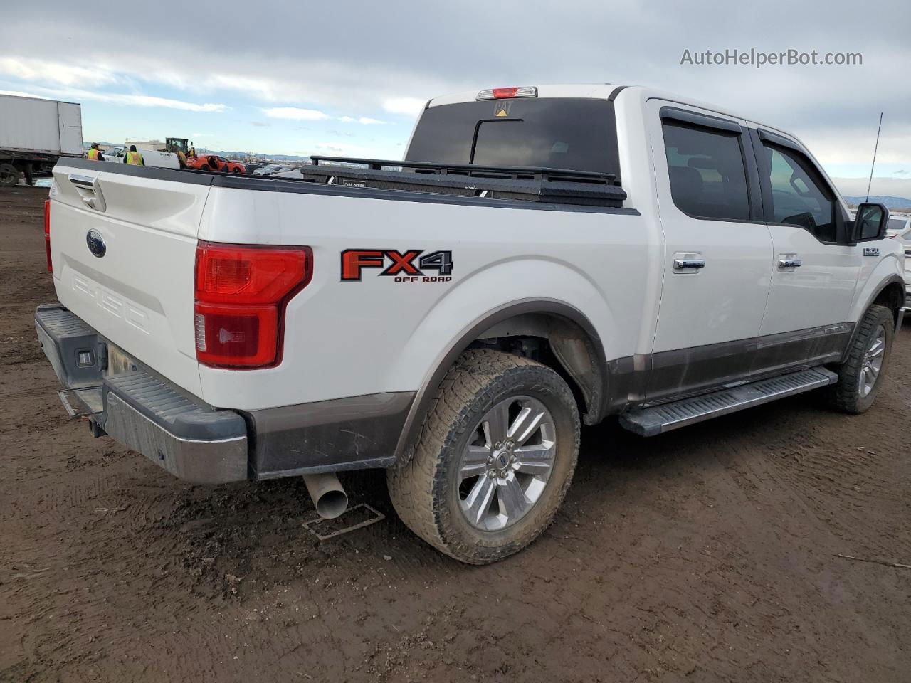 2019 Ford F150 Supercrew White vin: 1FTFW1E19KFA29612