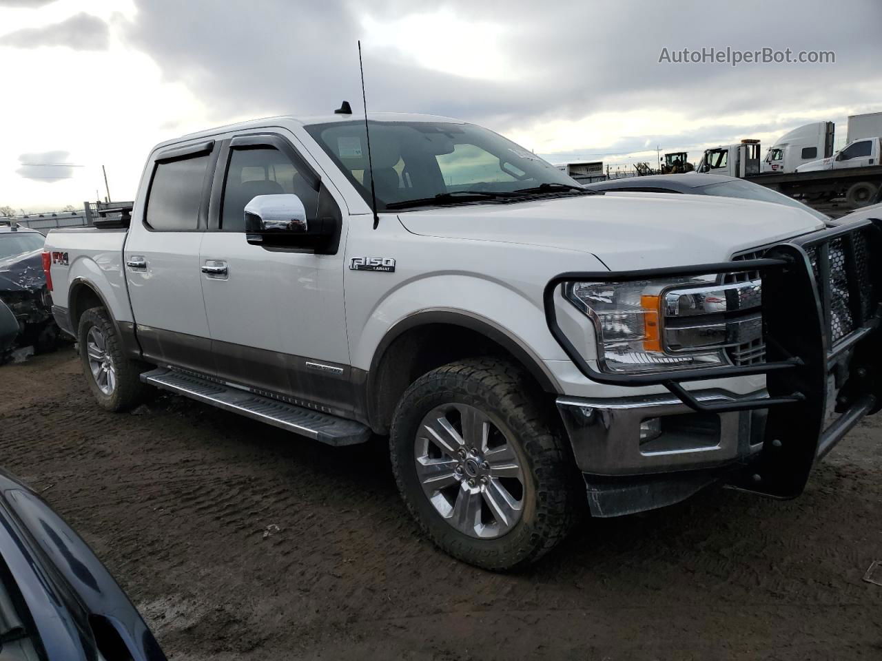 2019 Ford F150 Supercrew White vin: 1FTFW1E19KFA29612