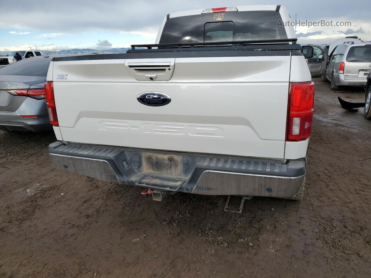 2019 Ford F150 Supercrew White vin: 1FTFW1E19KFA29612