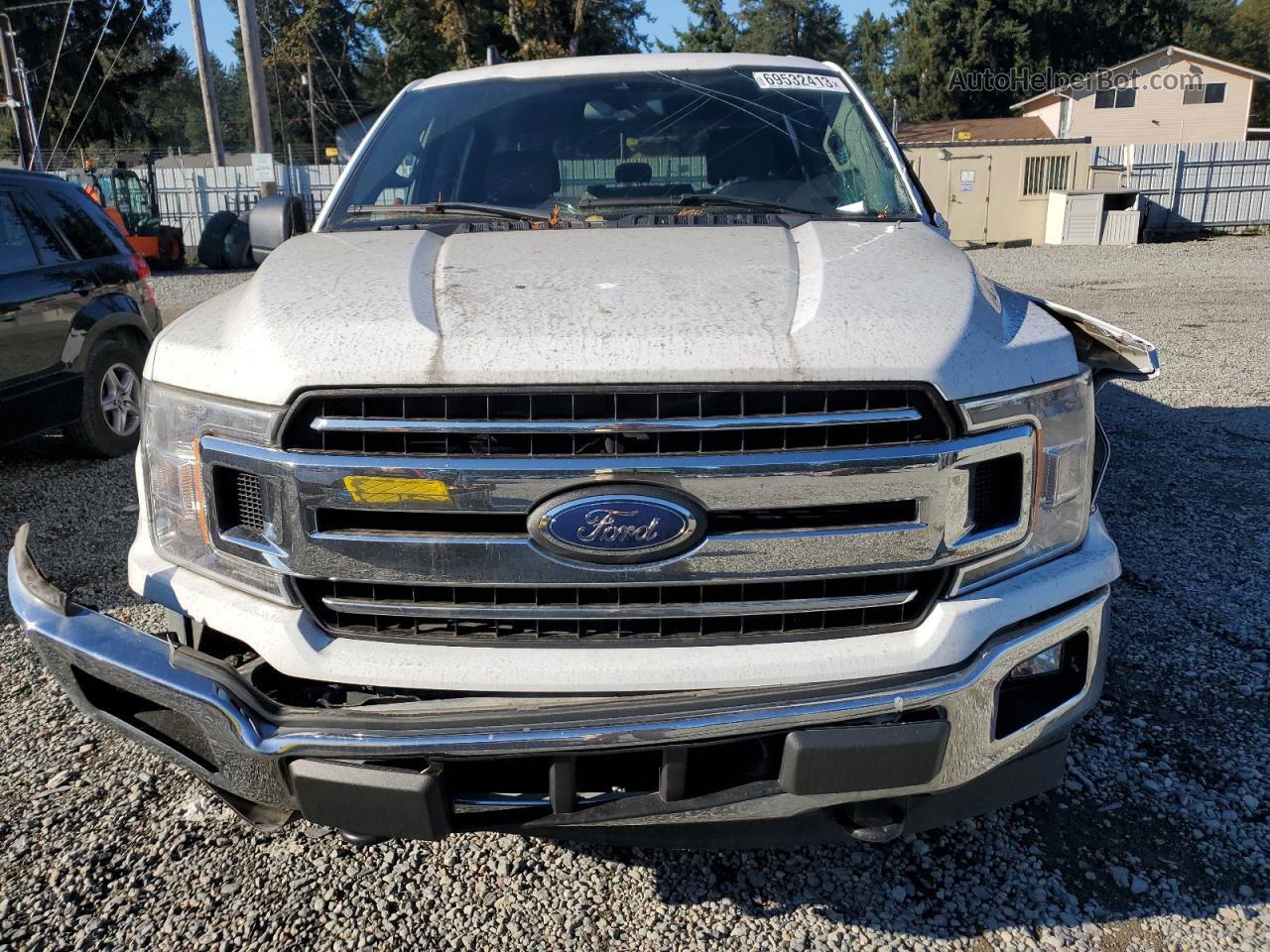 2019 Ford F150 Supercrew White vin: 1FTFW1E40KFB05003