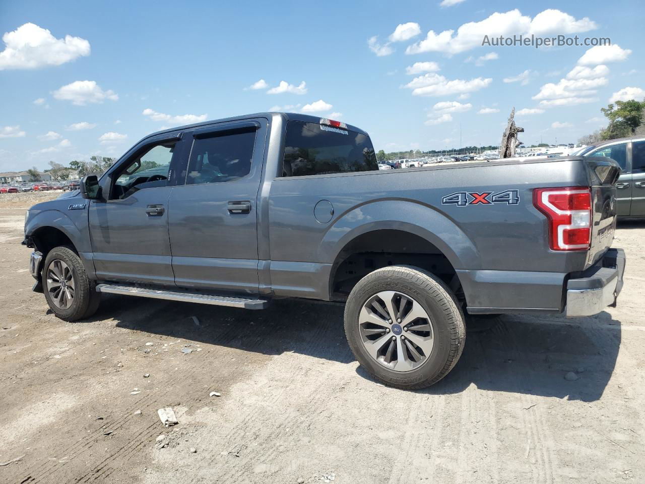 2020 Ford F150 Supercrew Gray vin: 1FTFW1E40LFB55644