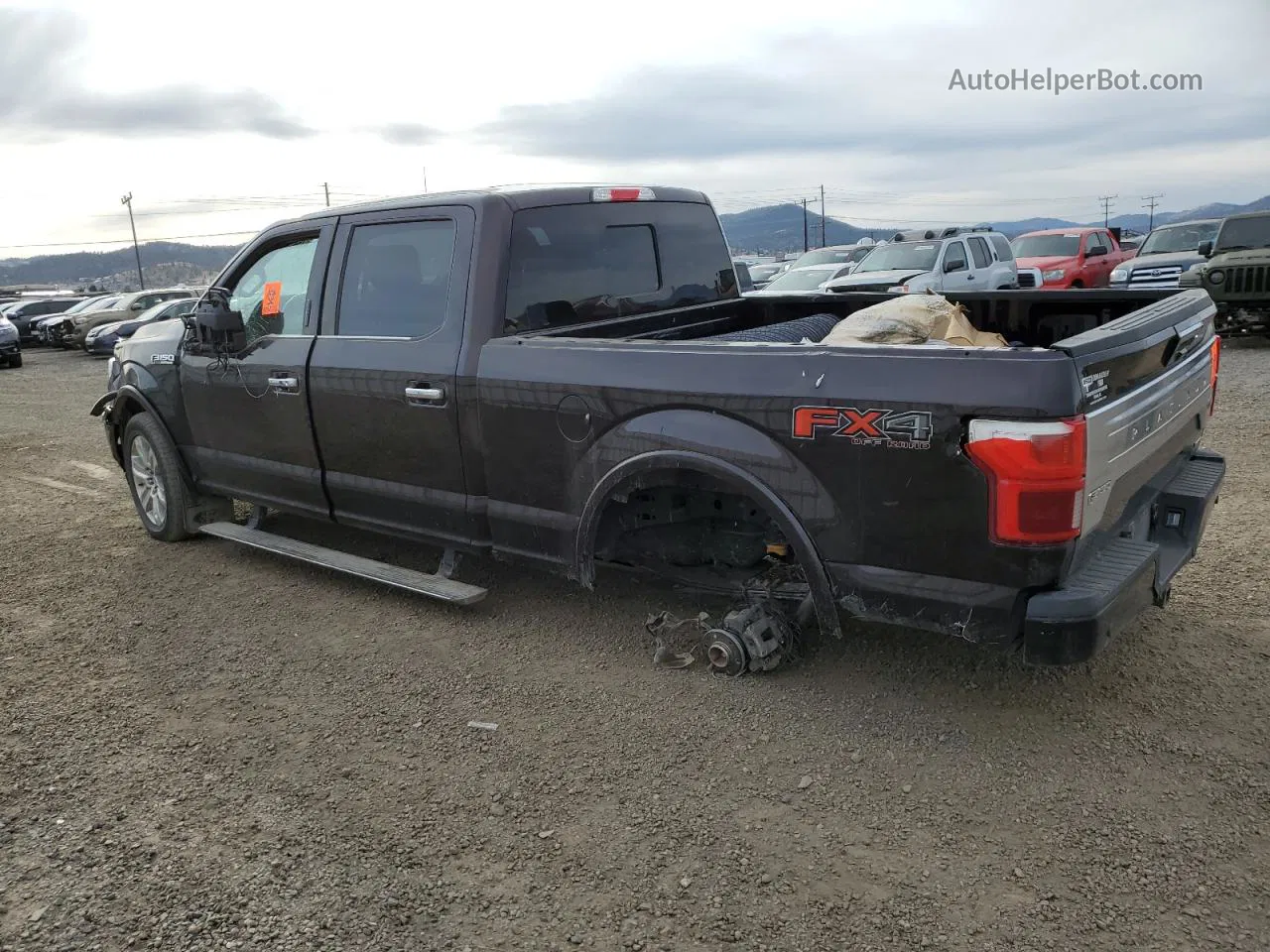 2019 Ford F150 Supercrew Черный vin: 1FTFW1E41KFB54274