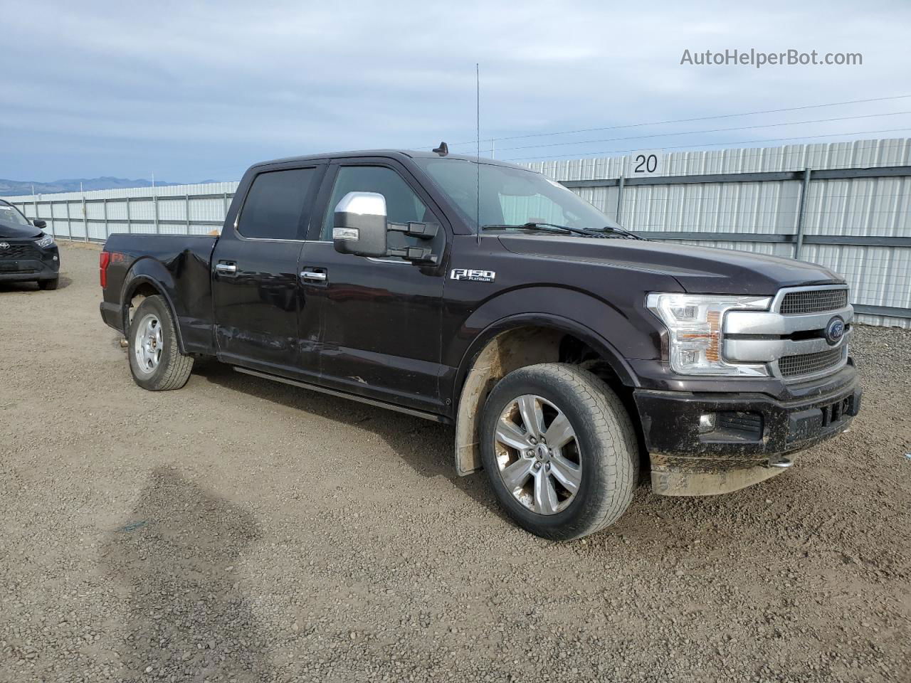 2019 Ford F150 Supercrew Черный vin: 1FTFW1E41KFB54274