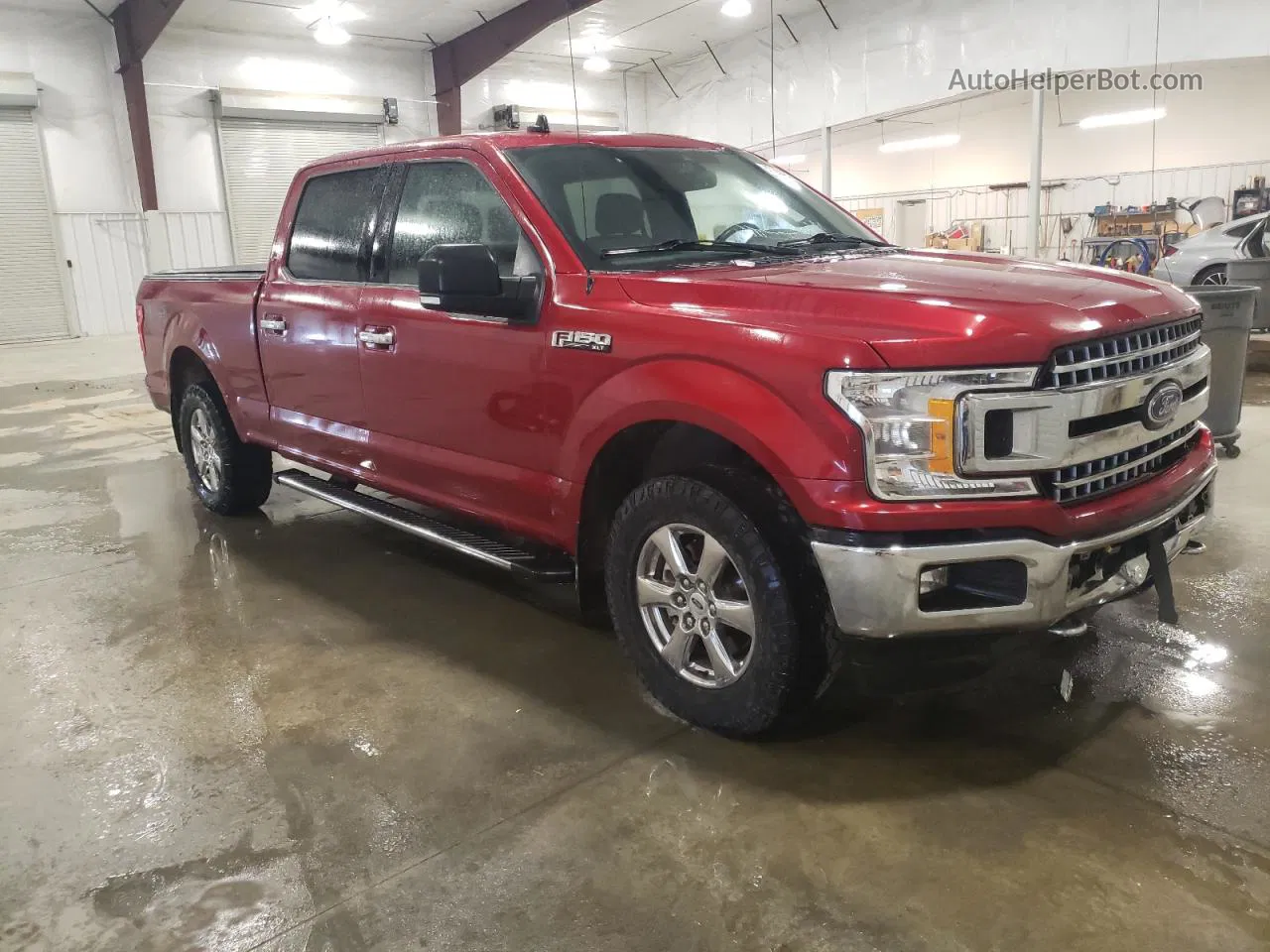 2019 Ford F150 Supercrew Red vin: 1FTFW1E41KKC22743