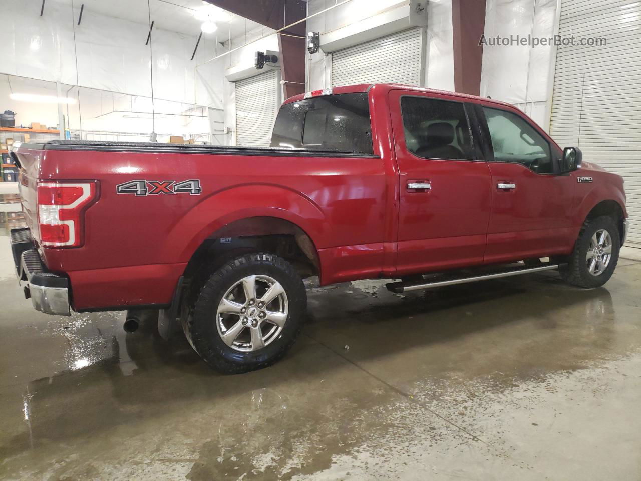 2019 Ford F150 Supercrew Red vin: 1FTFW1E41KKC22743