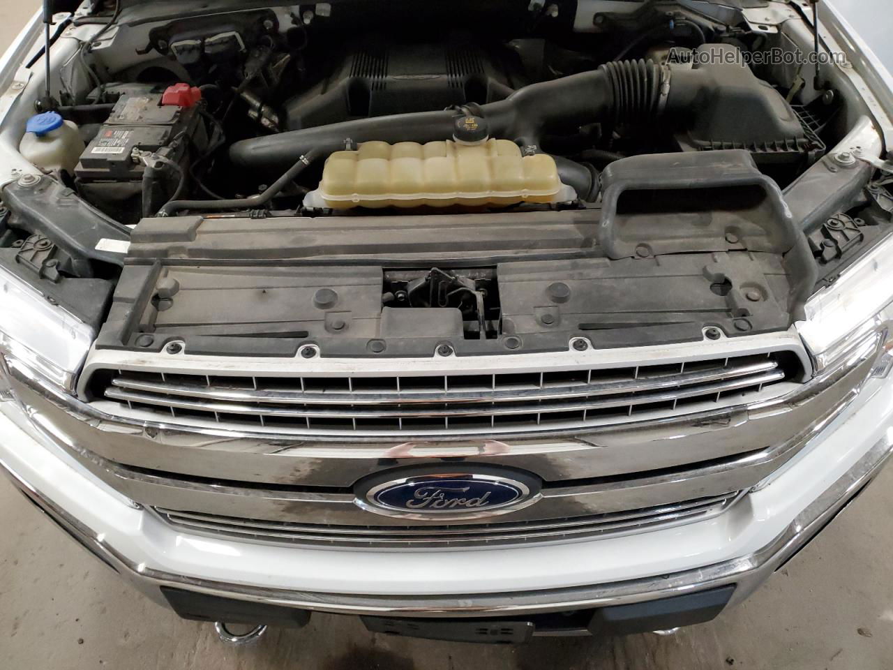 2019 Ford F150 Supercrew White vin: 1FTFW1E42KKD90052