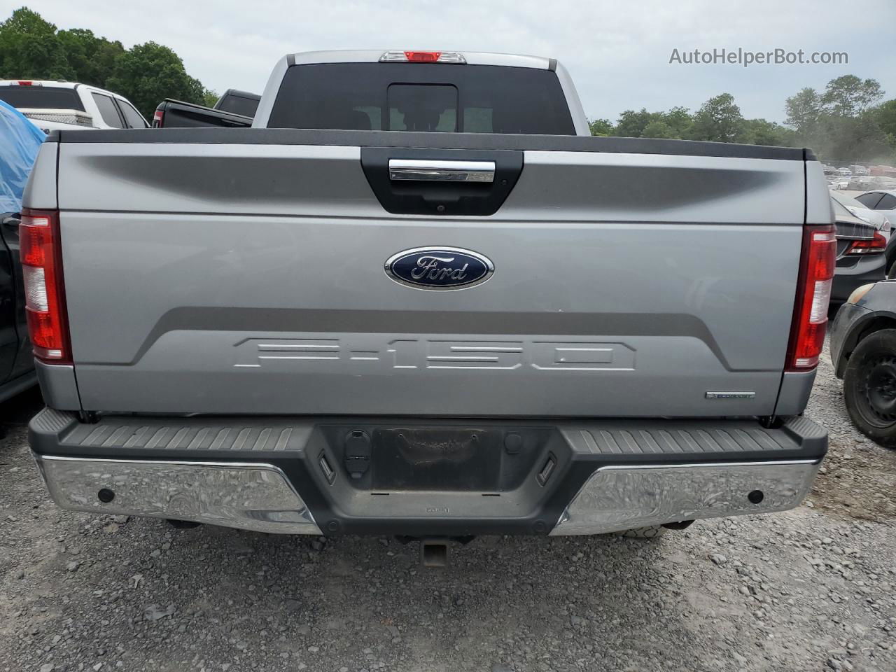 2020 Ford F150 Supercrew Серебряный vin: 1FTFW1E42LKE57606