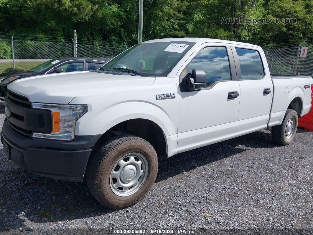 2019 Ford F-150 Xl White vin: 1FTFW1E43KFC43814