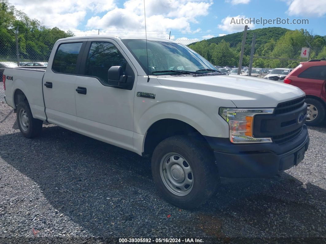 2019 Ford F-150 Xl White vin: 1FTFW1E43KFC43814