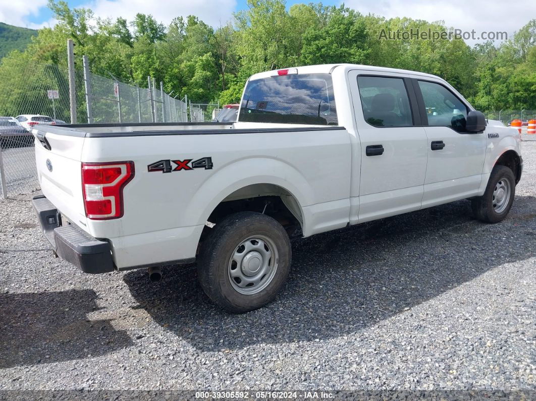 2019 Ford F-150 Xl White vin: 1FTFW1E43KFC43814