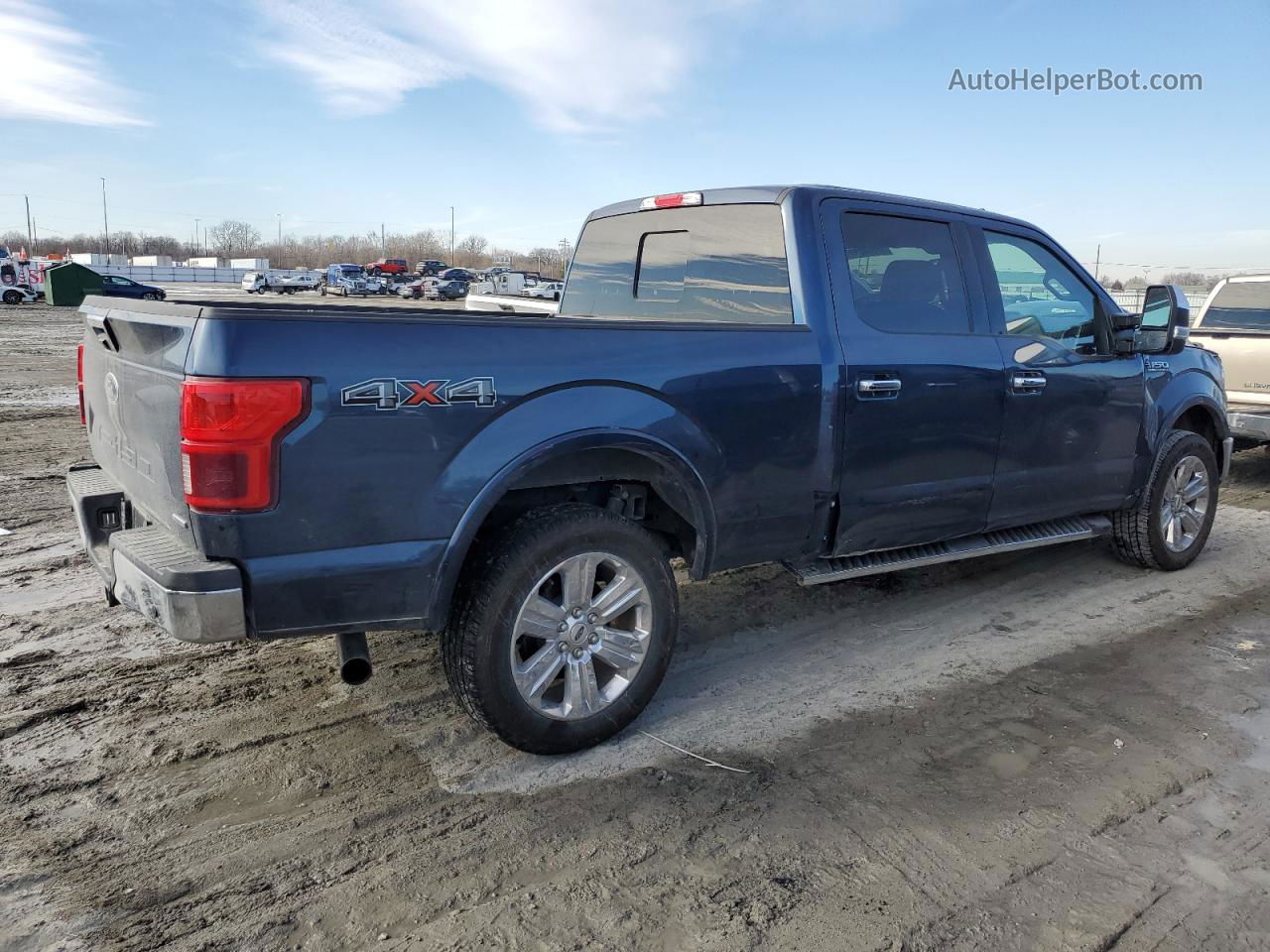 2020 Ford F150 Supercrew Синий vin: 1FTFW1E43LFA83838