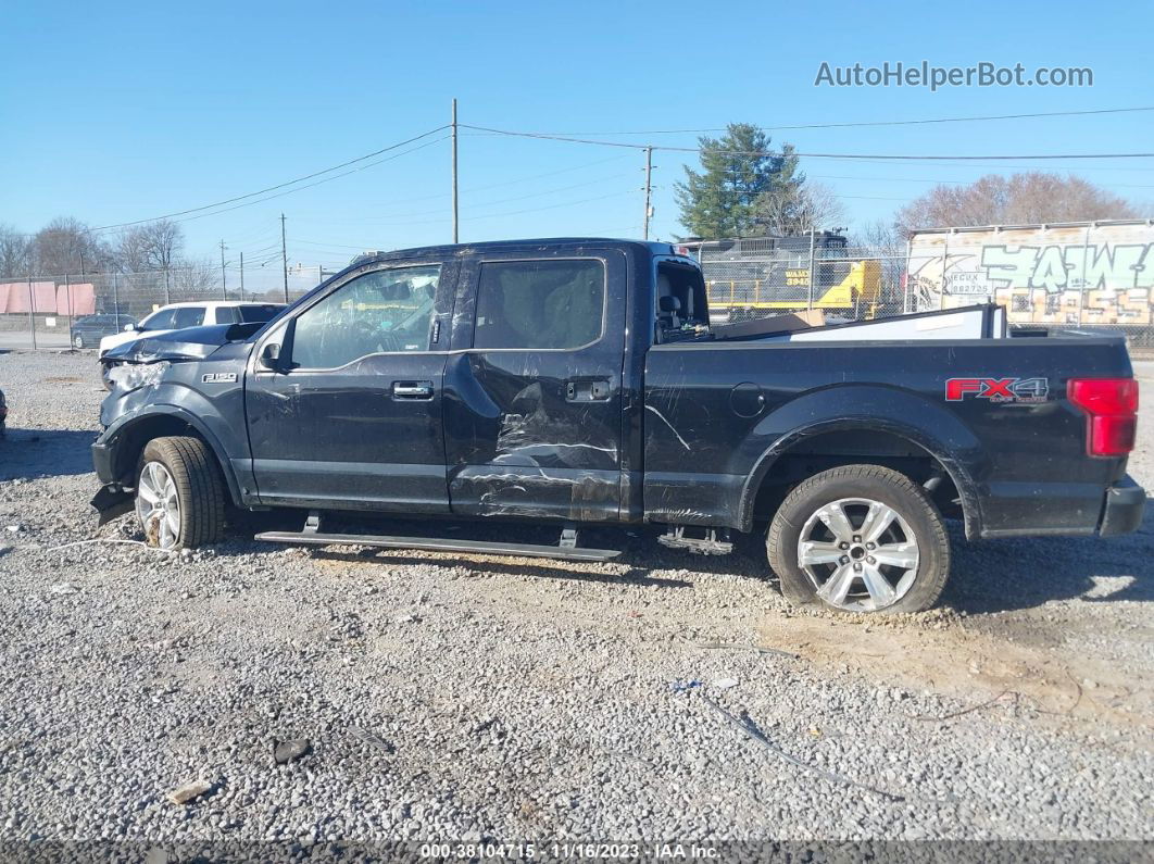 2019 Ford F-150 Platinum Черный vin: 1FTFW1E44KFA51933