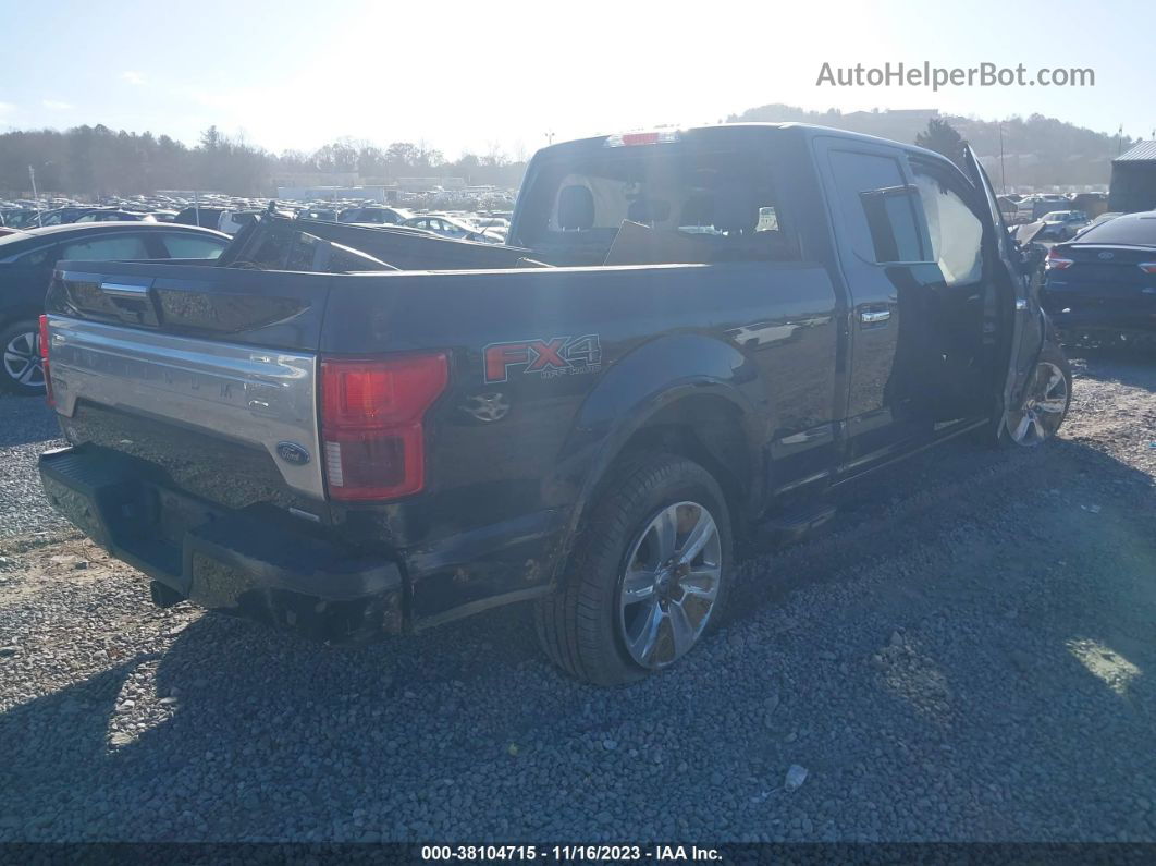 2019 Ford F-150 Platinum Черный vin: 1FTFW1E44KFA51933