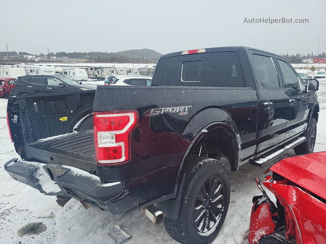 2020 Ford F150 Supercrew Black vin: 1FTFW1E44LFC34685