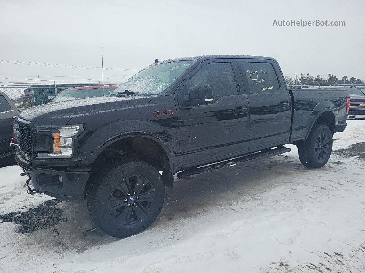 2020 Ford F150 Supercrew Черный vin: 1FTFW1E44LFC34685