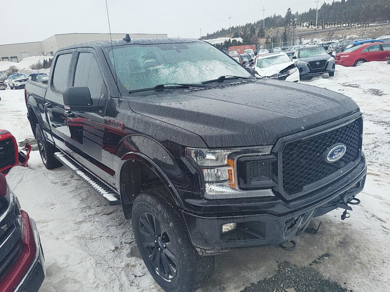 2020 Ford F150 Supercrew Черный vin: 1FTFW1E44LFC34685