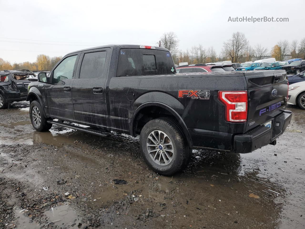 2020 Ford F150 Supercrew Black vin: 1FTFW1E45LKE74478