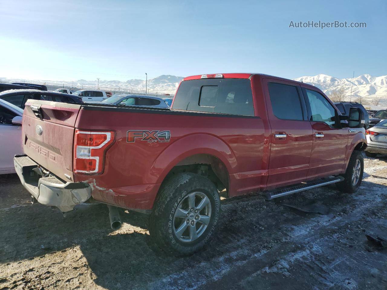 2020 Ford F150 Supercrew Красный vin: 1FTFW1E45LKF26725