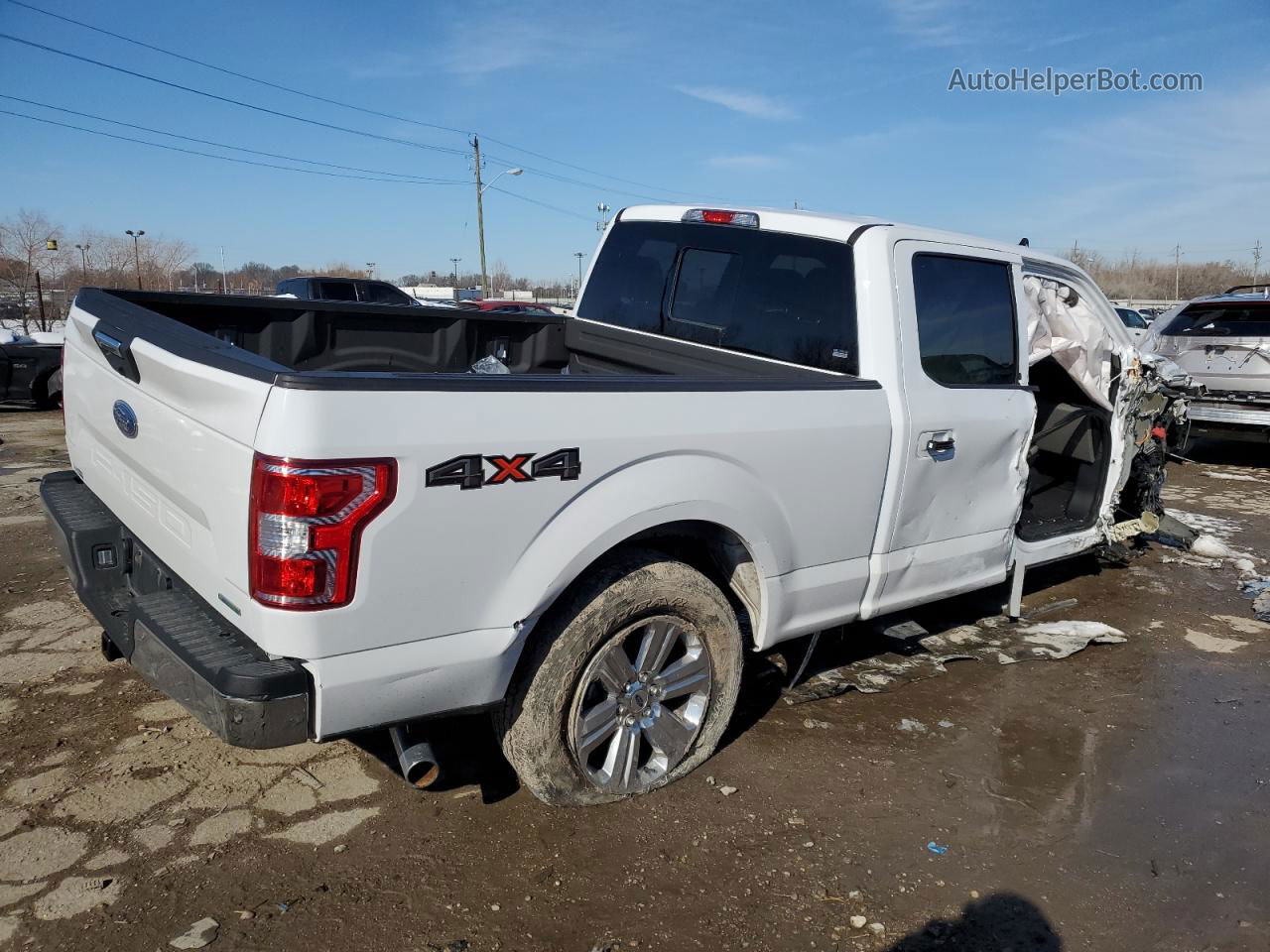 2020 Ford F150 Supercrew White vin: 1FTFW1E46LKD86958