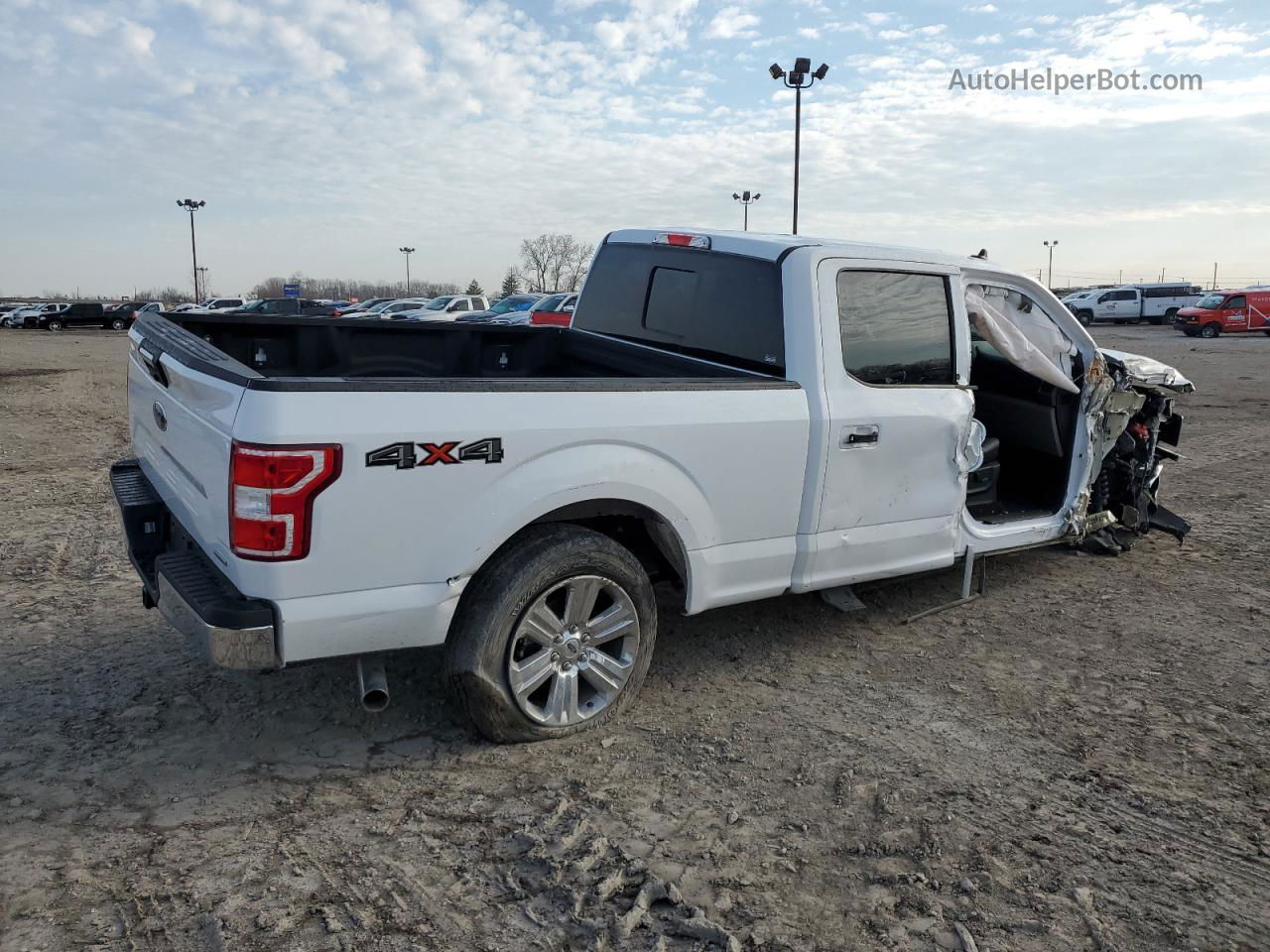 2020 Ford F150 Supercrew White vin: 1FTFW1E46LKD86958