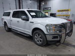 2019 Ford F-150 Lariat White vin: 1FTFW1E47KKE85044