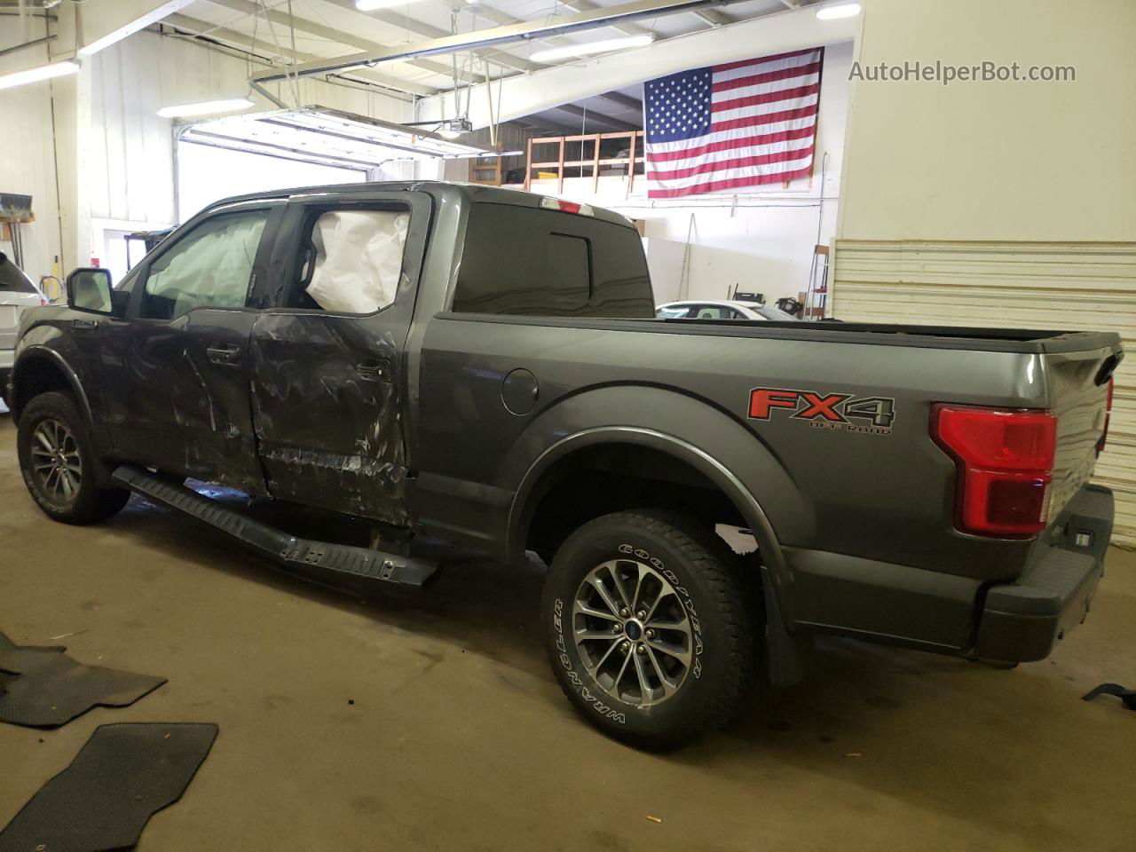 2020 Ford F150 Supercrew Gray vin: 1FTFW1E47LFA30415