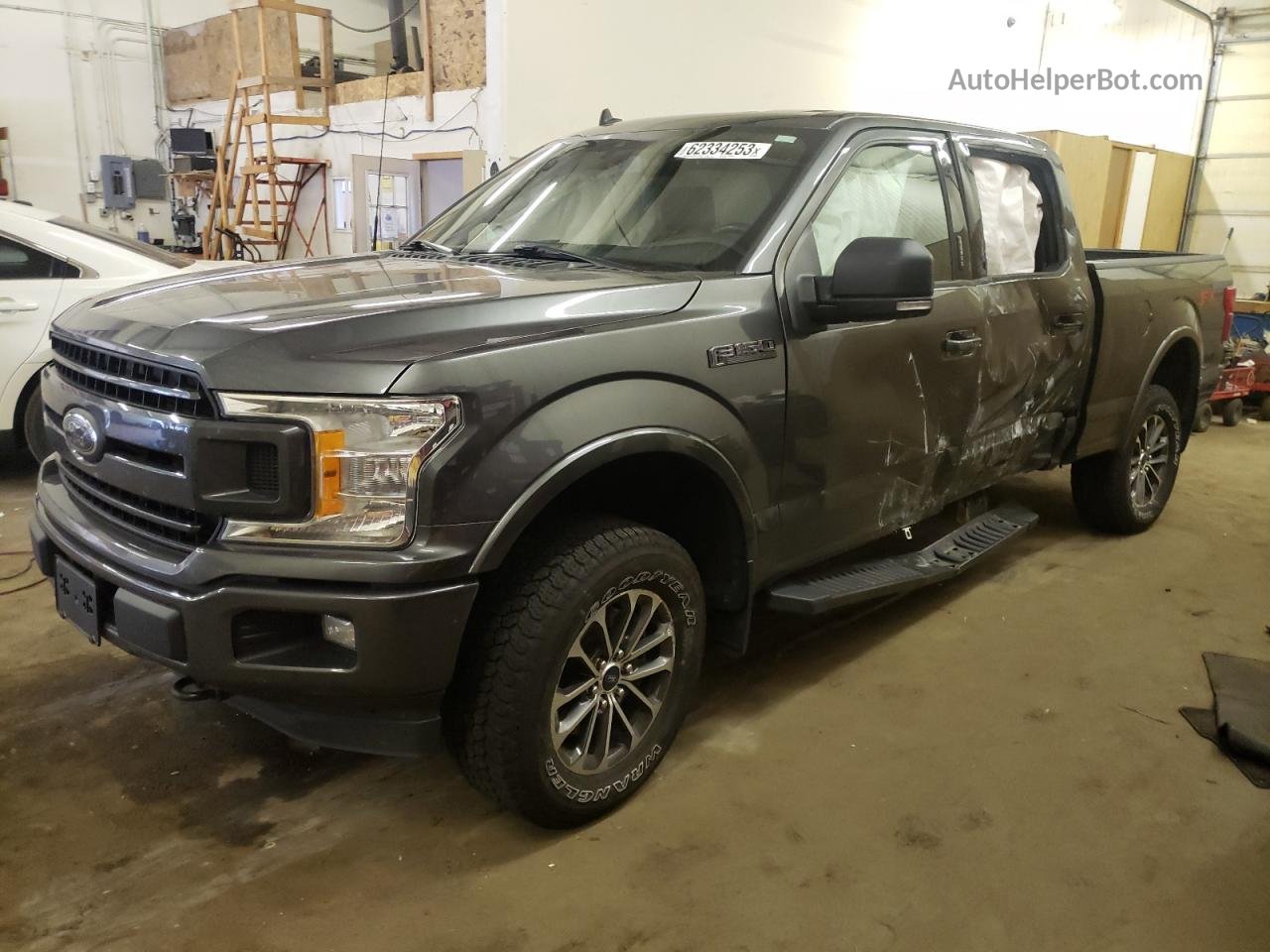 2020 Ford F150 Supercrew Gray vin: 1FTFW1E47LFA30415