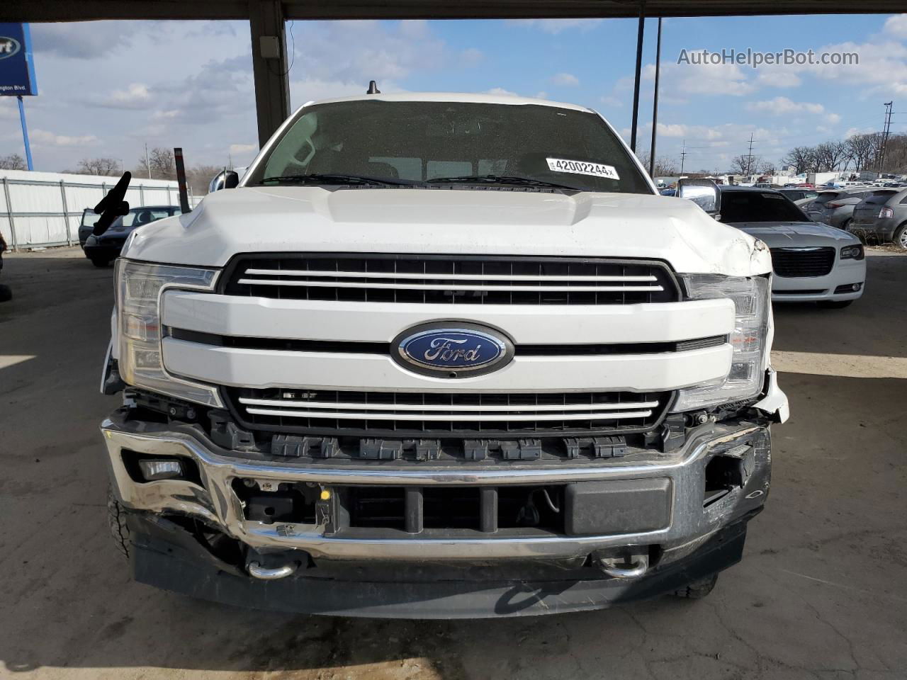 2020 Ford F150 Supercrew White vin: 1FTFW1E47LFA58747