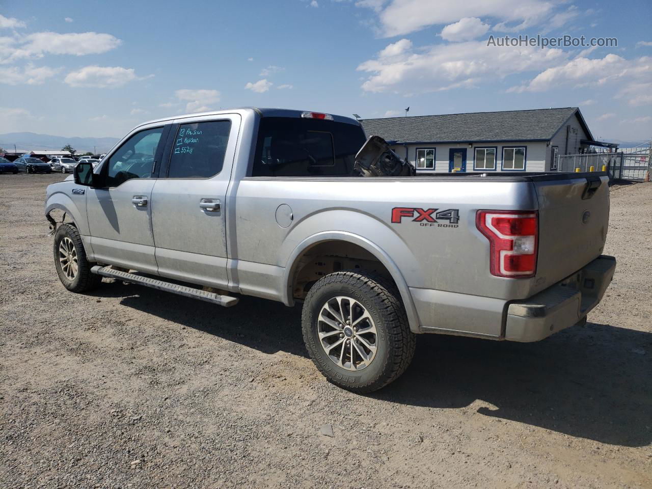 2020 Ford F150 Supercrew Silver vin: 1FTFW1E47LFC82388