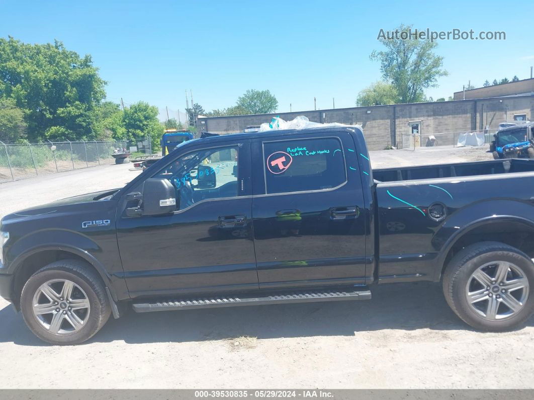 2019 Ford F-150 Lariat Черный vin: 1FTFW1E49KFC91172